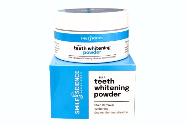Smile Science Harley Street sensitive teeth whitening products for gentle whitening